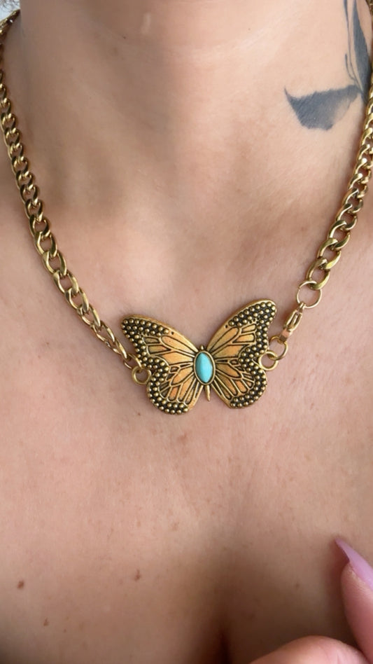Collar Mariposa