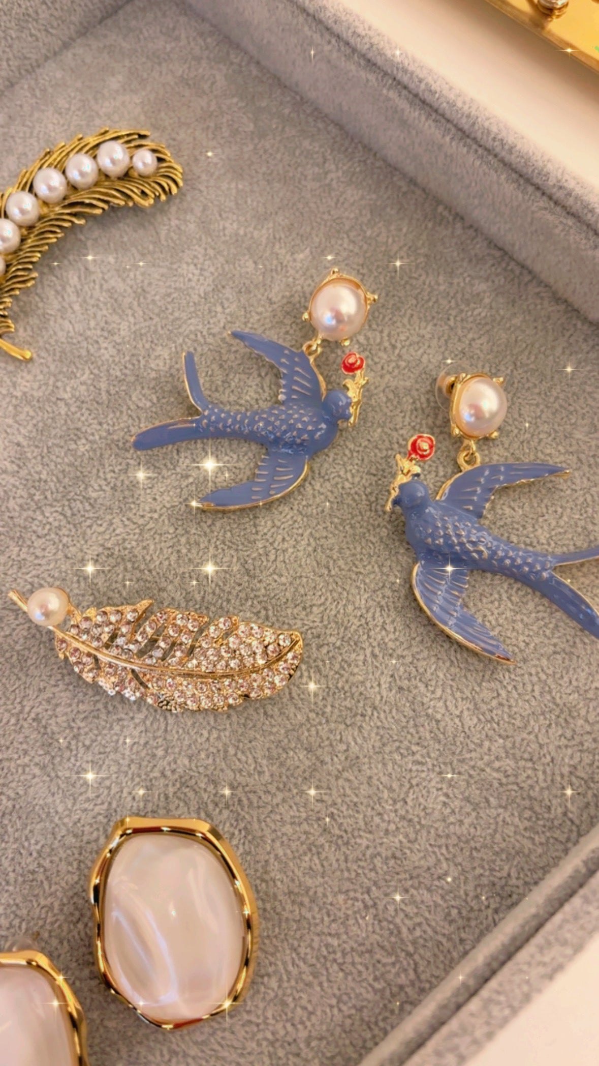 Aretes gav blue