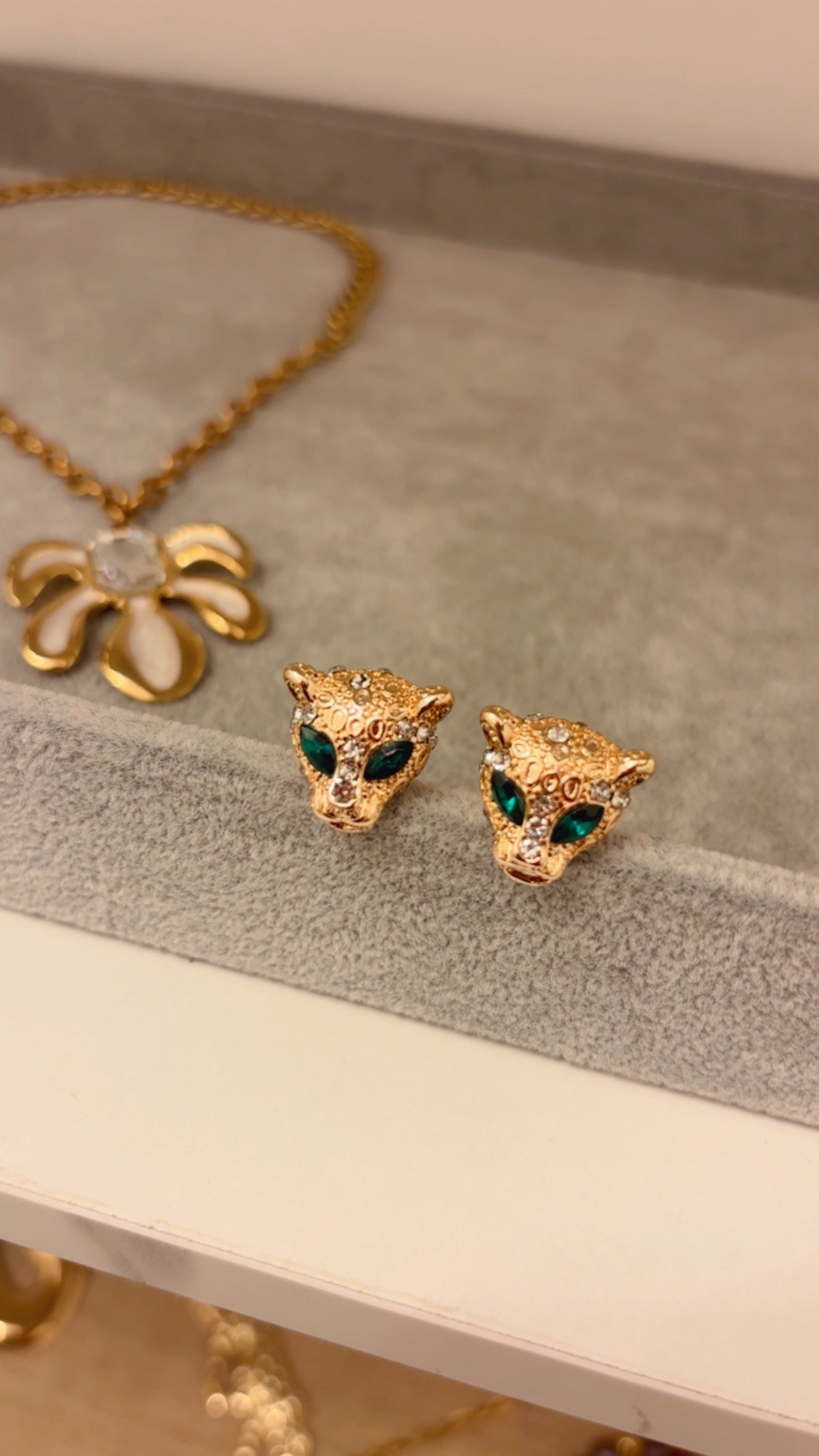 Aretes Leopardo glam