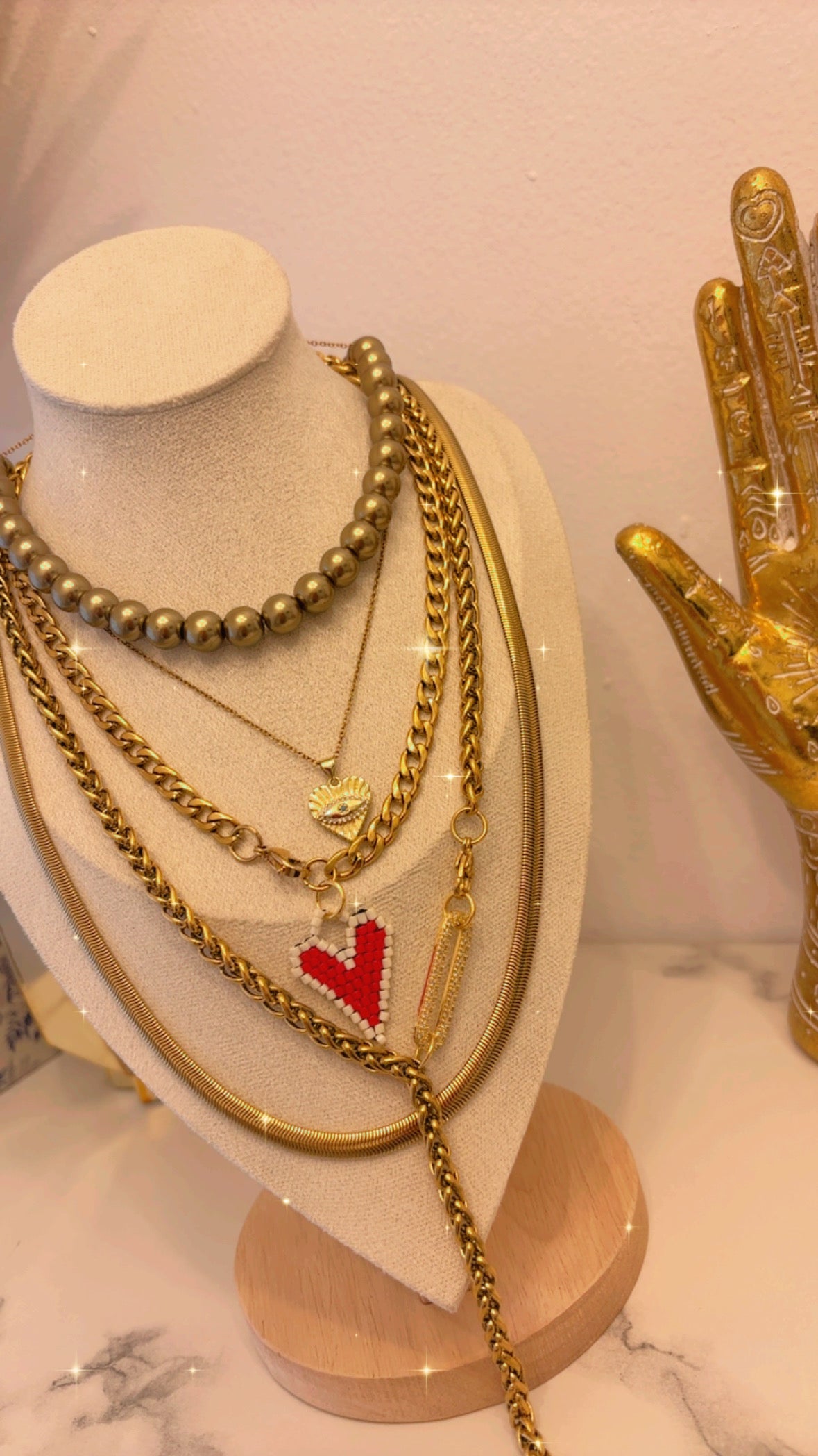 Collar corazón especial