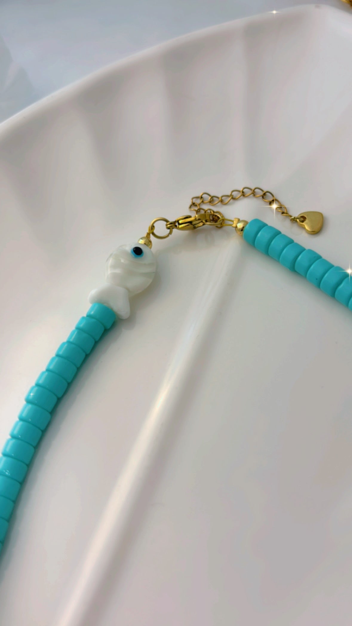 Collar Estrella aqua