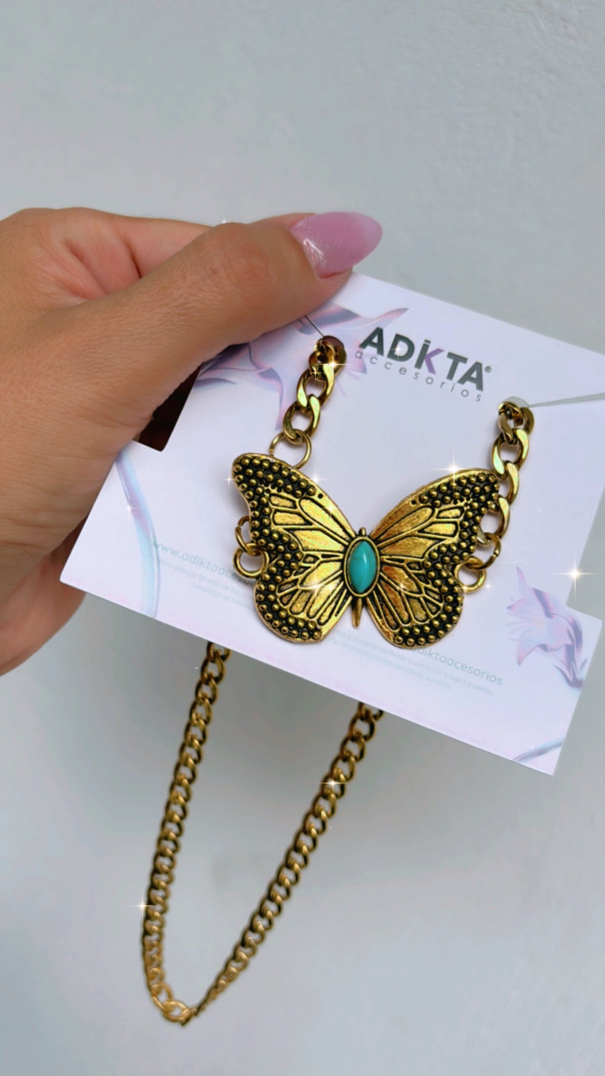 Collar Mariposa