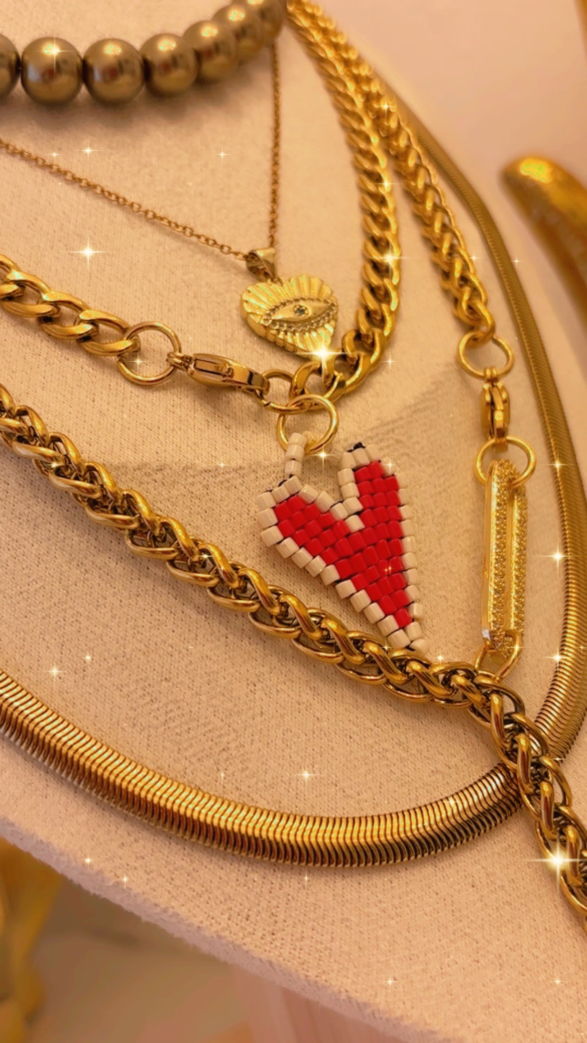 Collar corazón especial