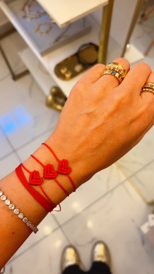 ¡Pulsera tejida de regalo! 💝