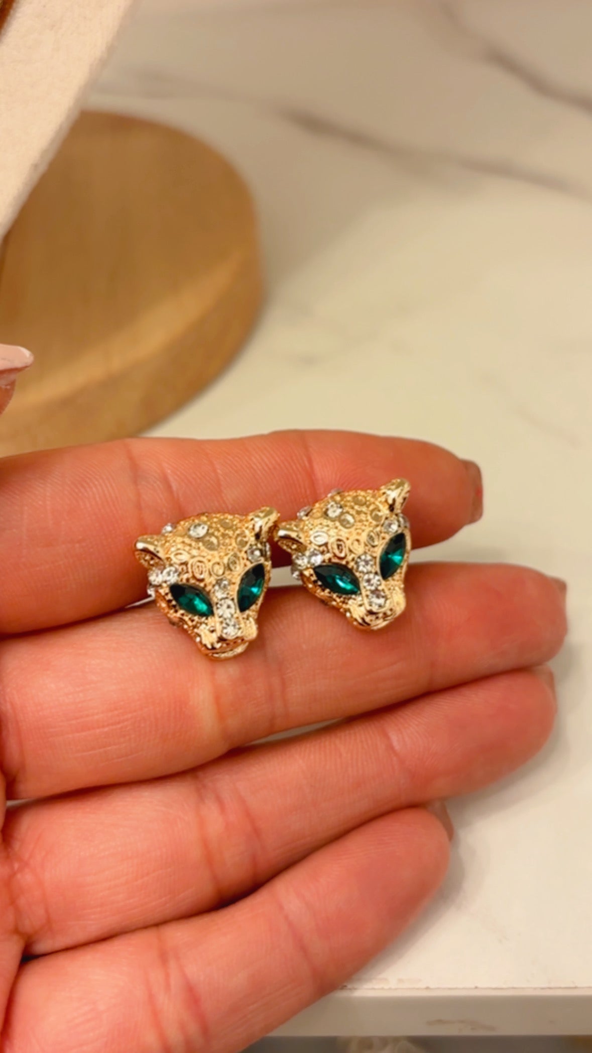 Aretes Leopardo glam