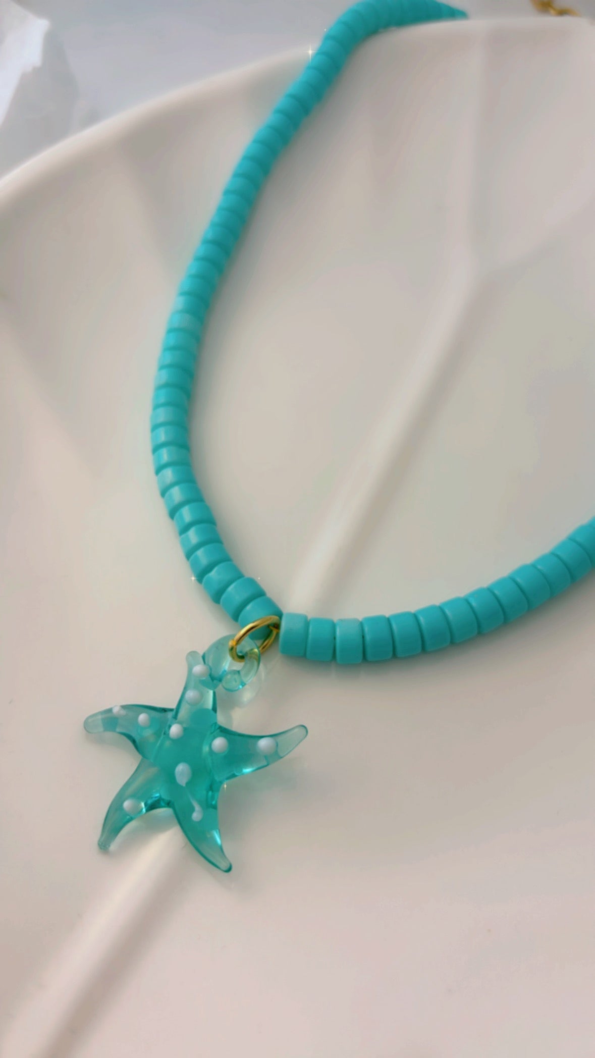 Collar Estrella aqua