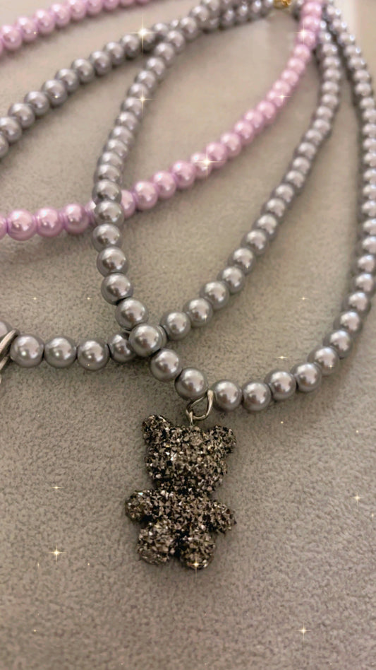 Collar osito glam