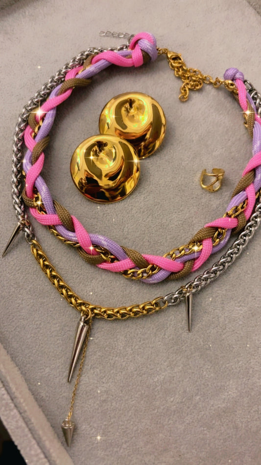 Aretes dorados Dona