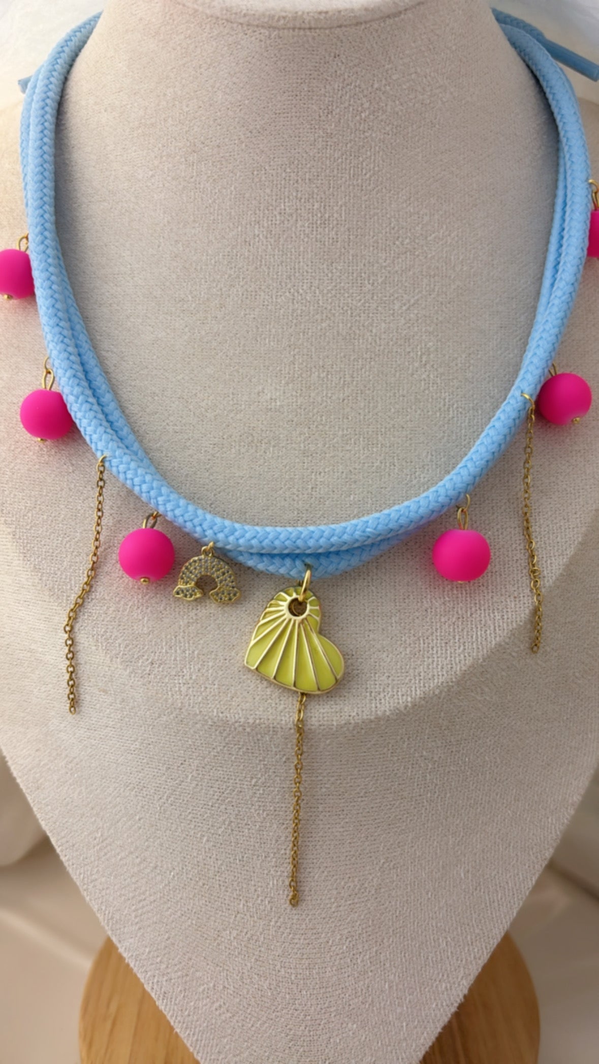 Collar doble Cora agujeta